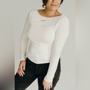 CJLA Harper top in Ivory